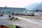 Former Northern Pacific RDC3s B-41, B-42, & B-43 outback of shop.